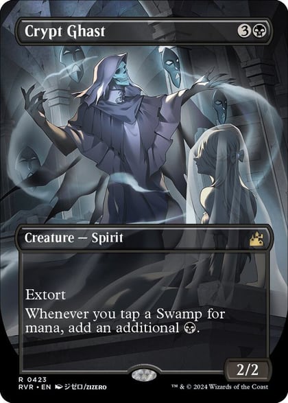 Crypt Ghast (Anime Borderless), Ravnica Remastered 423