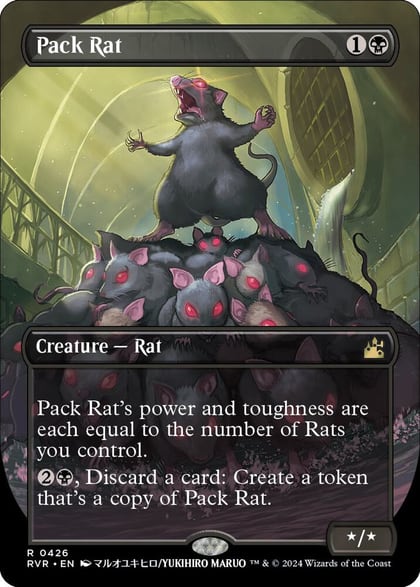 Pack Rat (Anime Borderless), Ravnica Remastered 426