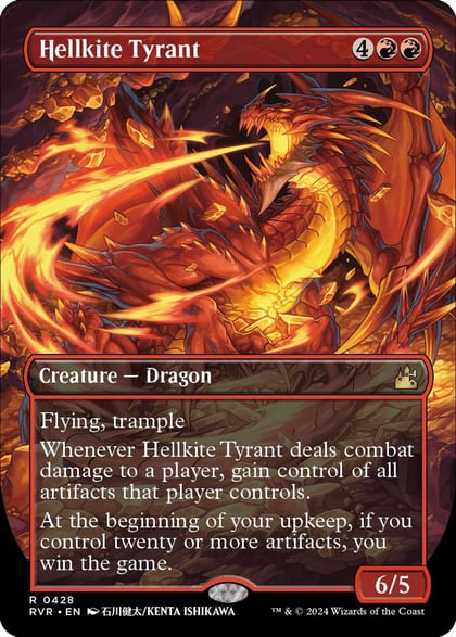 Hellkite Tyrant (Anime Borderless), Ravnica Remastered 428