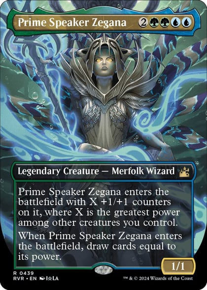 Prime Speaker Zegana (Anime Borderless), Ravnica Remastered 439
