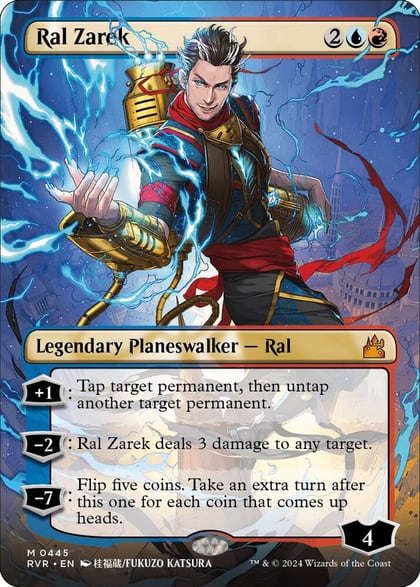 Ral Zarek (Anime Borderless), Ravnica Remastered 445