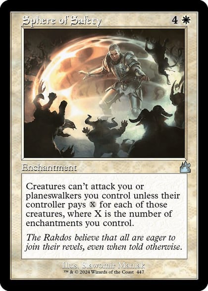 Sphere of Safety (Retro Frame), Ravnica Remastered 447