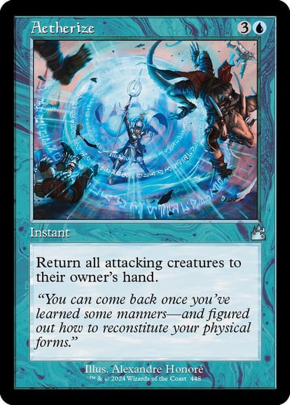 Aetherize (Retro Frame), Ravnica Remastered 448
