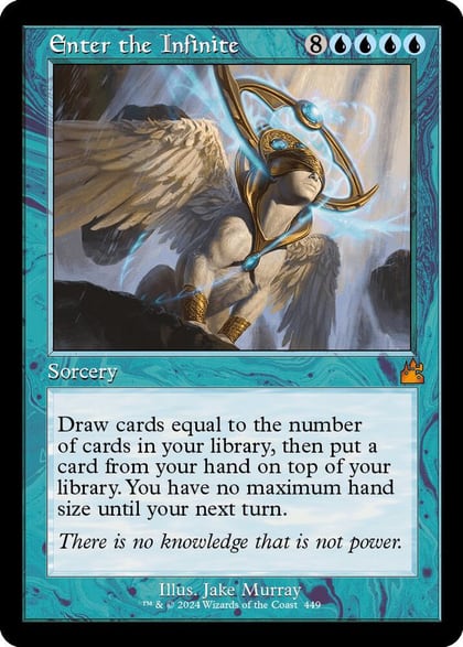 Enter the Infinite (Retro Frame), Ravnica Remastered 449