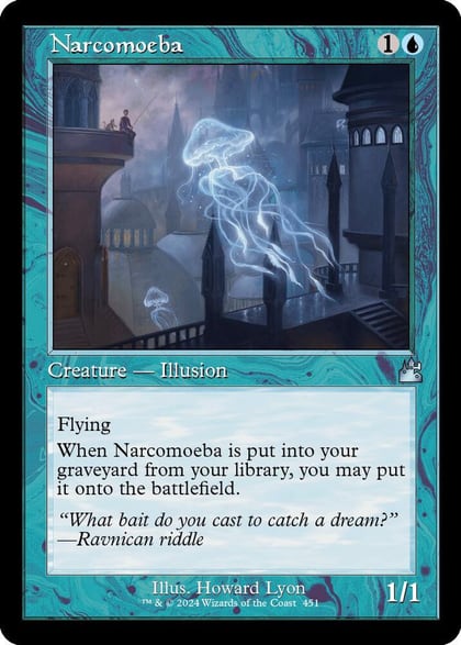 Narcomoeba (Retro Frame), Ravnica Remastered 451
