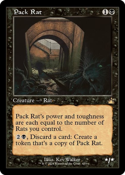 Pack Rat (Retro Frame), Ravnica Remastered 455