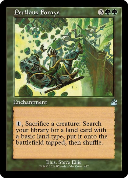 Perilous Forays (Retro Frame), Ravnica Remastered 457