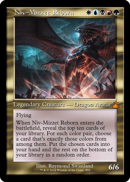 Niv-Mizzet Reborn (Retro Frame), Ravnica Remastered 459