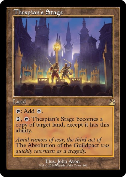 Thespian's Stage (Retro Frame), Ravnica Remastered 466