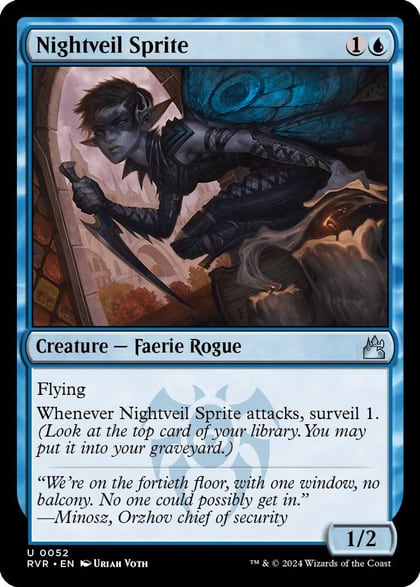 Nightveil Sprite, Ravnica Remastered 52