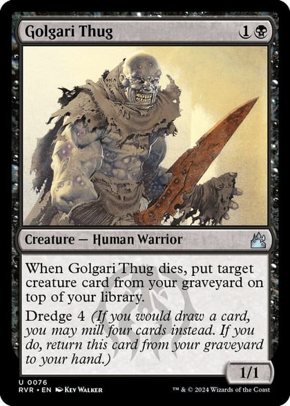 Golgari Thug, Ravnica Remastered 76
