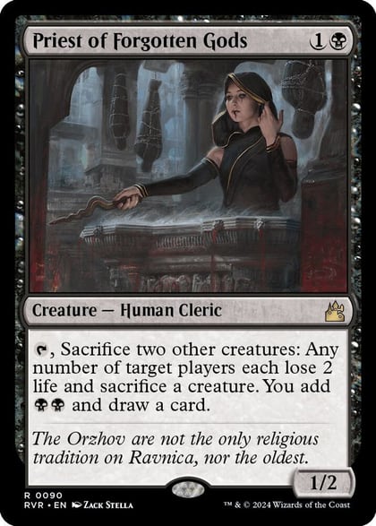 Priest of Forgotten Gods, Ravnica Remastered 90