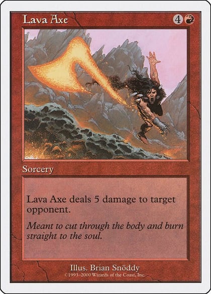 Lava Axe, Starter 2000 #37785