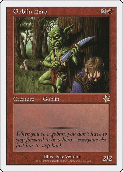 Goblin Hero, Starter 1999 103