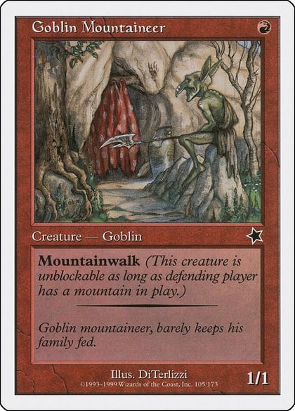 Goblin Mountaineer, Starter 1999 105