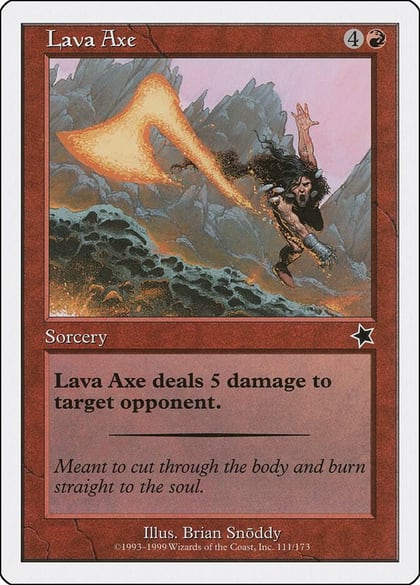 Lava Axe, Starter 1999 111