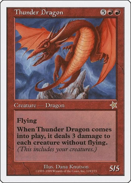 Thunder Dragon, Starter 1999 119