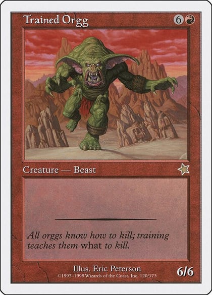 Trained Orgg, Starter 1999 120