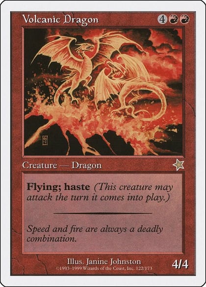 Volcanic Dragon, Starter 1999 122
