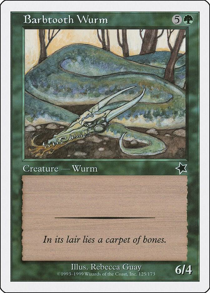 Barbtooth Wurm, Starter 1999 125