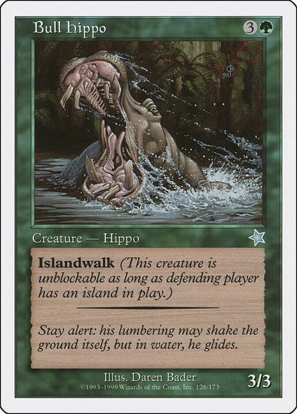 Bull Hippo, Starter 1999 126
