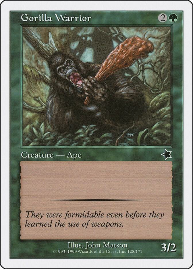 Gorilla Warrior, Starter 1999 128