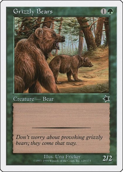 Grizzly Bears, Starter 1999 129
