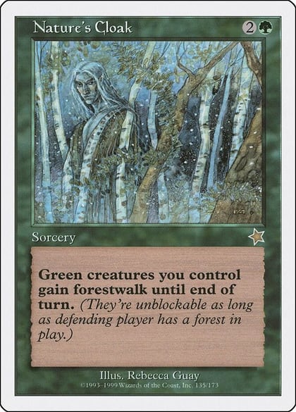 Nature's Cloak, Starter 1999 135