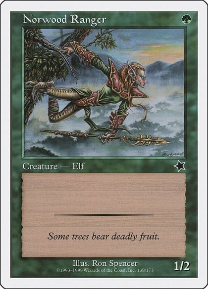Norwood Ranger, Starter 1999 138