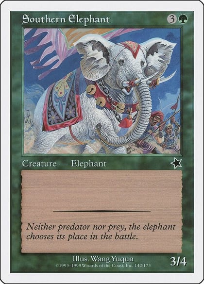 Southern Elephant, Starter 1999 142