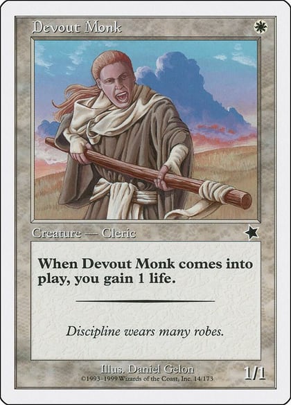 Devout Monk, Starter 1999 14