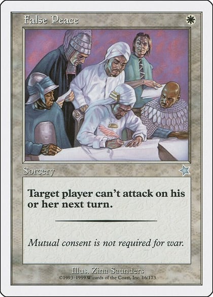 False Peace, Starter 1999 16