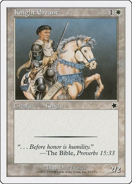 Knight Errant, Starter 1999 19
