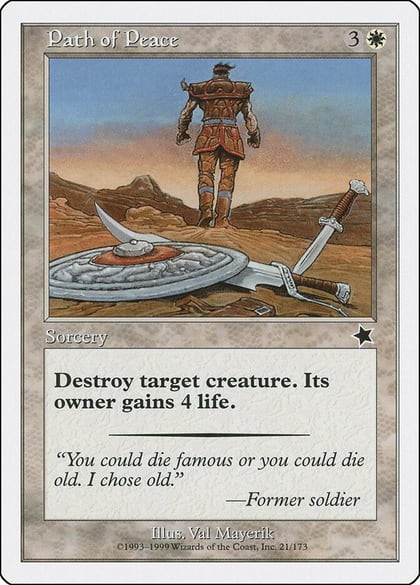 Path of Peace, Starter 1999 21