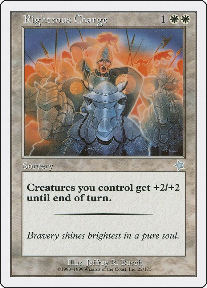 Righteous Charge, Starter 1999 22