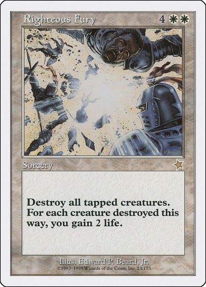 Righteous Fury, Starter 1999 23