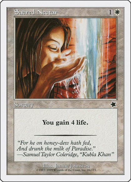 Sacred Nectar, Starter 1999 26