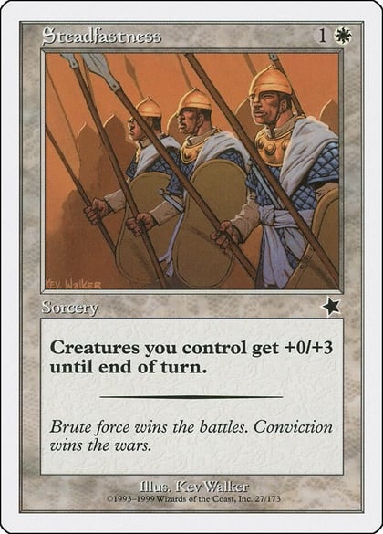 Steadfastness, Starter 1999 27