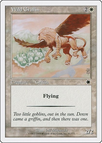 Wild Griffin, Starter 1999 31
