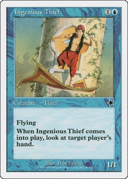 Ingenious Thief, Starter 1999 40