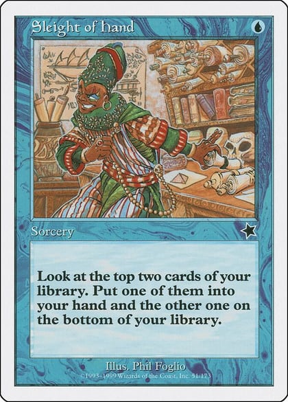 Sleight of Hand, Starter 1999 51