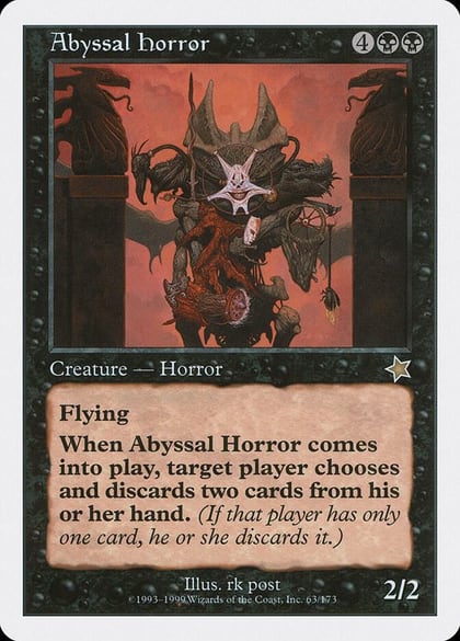 Abyssal Horror, Starter 1999 63