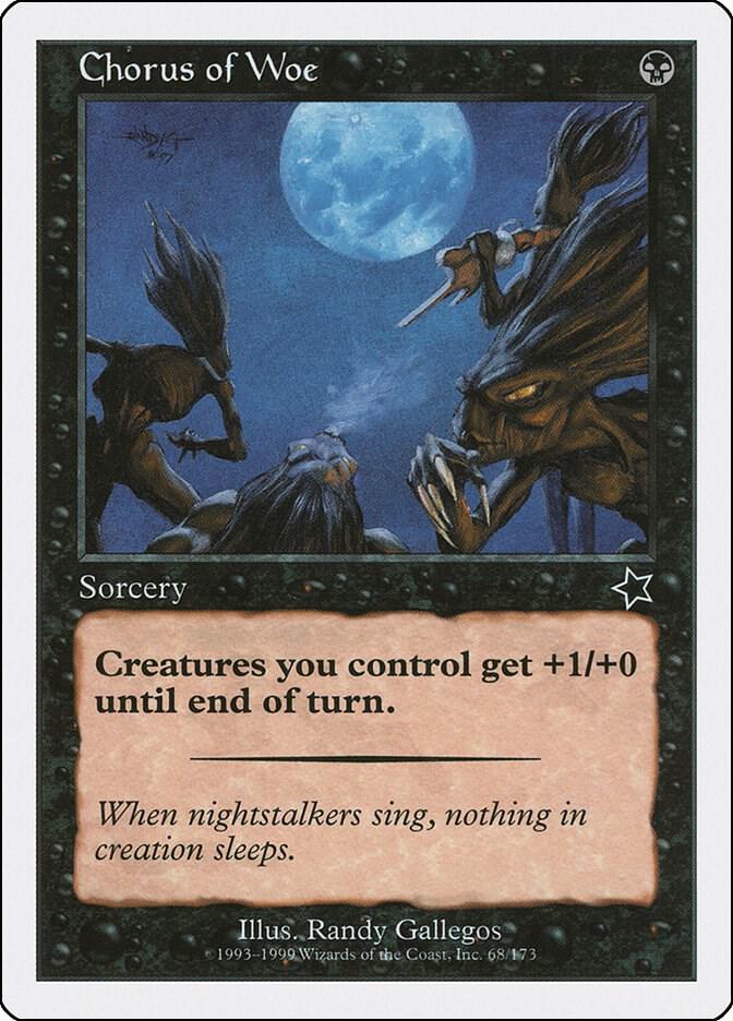 Chorus of Woe, Starter 1999 68