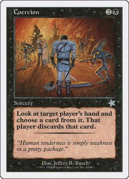 Coercion, Starter 1999 69