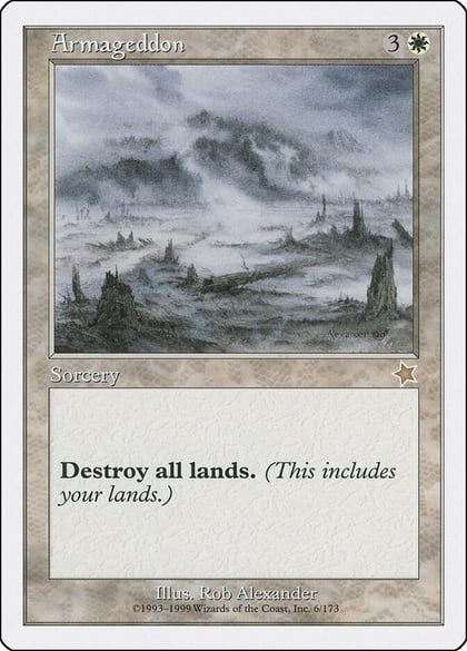 Armageddon, Starter 1999 6