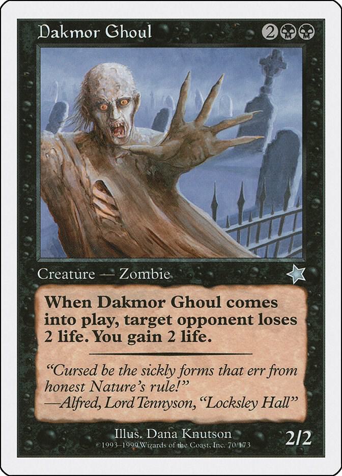 Dakmor Ghoul, Starter 1999 70