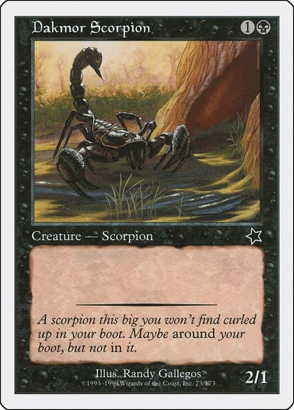 Dakmor Scorpion, Starter 1999 73