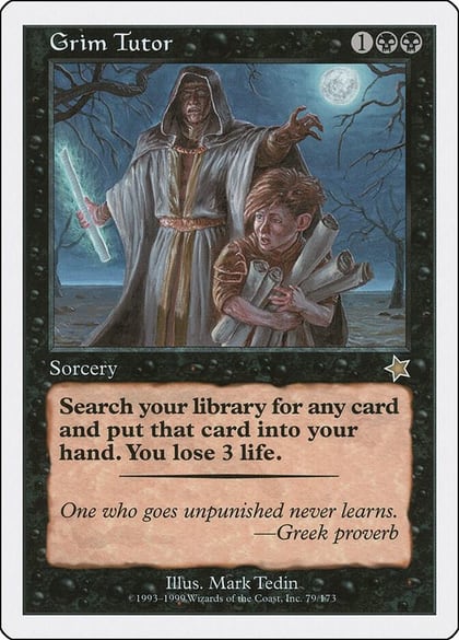 Grim Tutor, Starter 1999 79