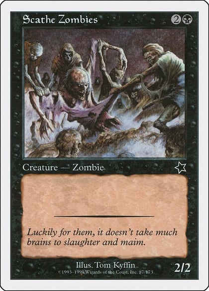 Scathe Zombies, Starter 1999 87