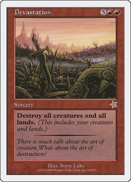 Devastation, Starter 1999 94